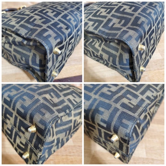 Authentic Fendi zucca Book Tote/Tote - Picture 9 of 12